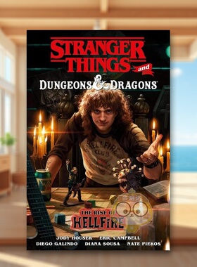 【预售】怪奇物语与龙与地下城：地狱火崛起 Stranger Things and Dungeons & Dragons: The Rise of Hellfire 原版英文漫画书进口