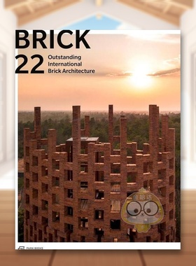 【预售】Brick 22：杰出的国际砖块建筑 Brick 22: Outstanding International Brick Architecture 原版英文建筑设计进口书籍图书