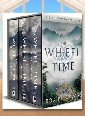 【预售】时光之轮套装#1-3英文文学小说进口原版图书The Wheel Of Time Box Set 1 Books 1-3平装Robert JordanOrbit UK书籍外版正