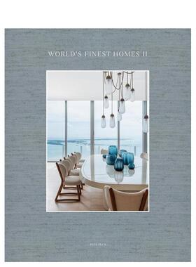 【预售】全球至臻住宅II World's Finest Homes II 原版英文室内设计装饰 天然亚麻布面装帧 奢华咖啡桌书进口书籍图书外版正版