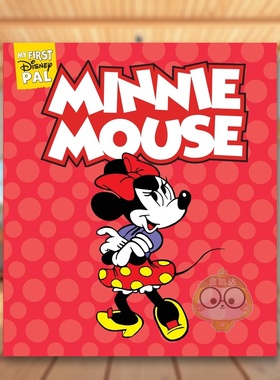 【现货】我的迪士尼伙伴：米妮老鼠 My First Disney Pal: Minnie Mouse: A Board Book 原版英文儿童绘本进口书籍图书外版正版