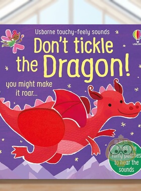 【预售】【触摸发声书】别给龙挠痒痒！英文儿童趣味进口原版外版书3-6周岁【Touchy-Feely Sound】Don't Tickle the DragonSam书