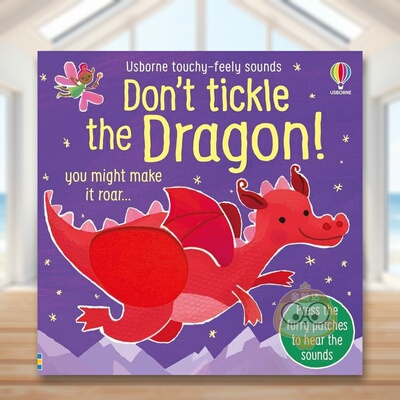 【预售】【触摸发声书】别给龙挠痒痒！英文儿童趣味进口原版外版书3-6周岁【Touchy-Feely Sound】Don't Tickle the DragonSam书