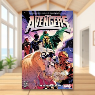 复仇者联盟BYJEDMACKAY卷1不可能 IMPOSSI书 THE JED 预售 Marvel MACKAY 进口原版 城市英文漫画简装 书AVENGERS VOL.