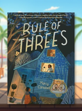 【预售】【Marcy Campbell】三人规则英文青少年读物进口原版书精装Rule of Threes Marcy Campbell著Chronicle Books出版书籍图书