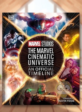 【预售】漫威电影宇宙官方时间表英文影视进口原版外版书Marvel Studios The Marvel Cinematic Universe An Official Timeline书