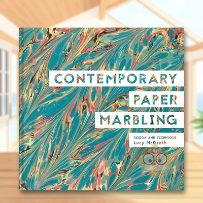 【预售】当代纸质大理石花纹：设计与技术 Contemporary Paper Marbling: Design and Technique 原版英文手工制作进口书籍图书外