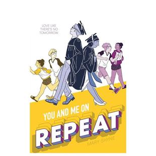 青春浪漫喜剧漫画图像小说 英文青少年读物 你和我 and 重复 You 原版 Repeat 预售