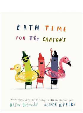 【预售】蜡笔们的洗澡时光 【Oliver Jeffers】Bath Time for the Crayons 原版英文儿童绘本 奥神进口书籍图书外版正版