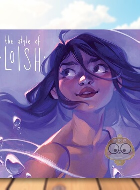 【现货】荷兰插画师Loish艺术插画集【Art of】The Style of Loish英文插画原画设定集Lois van Baarle3dtotal Publishing精装进口