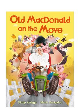 【现货】老麦有块新农场 罗尔德·达尔幽默奖得主爆笑新作 Old MacDonald on the Move 原版英文儿童绘本