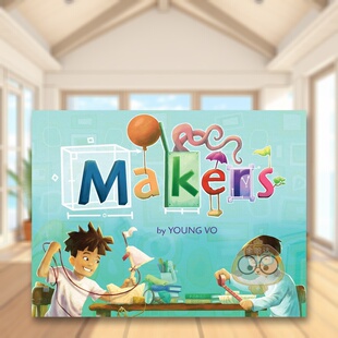 【现货】制造者英文儿童绘本交通工具城市人文进口原版外版书YoungVo精装6岁-9岁MakersLevineQuerido书籍图书正版