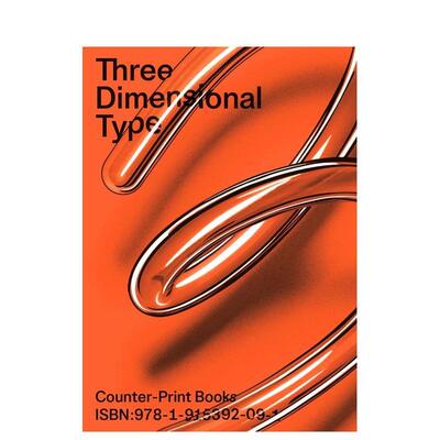 【预售】三维设计 Three Dimensional Type英文进口原版工业产品设计图书Jon Dowling