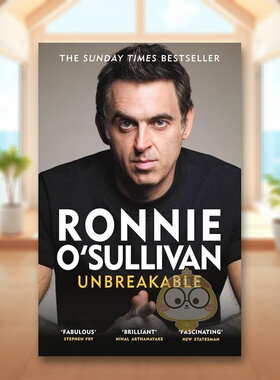 【预售】无懈可击奥沙利文自传英文传记Ronnie O'Sullivan进口原版书平装14岁以上Unbreakable Orion Publishing Group书籍图书外