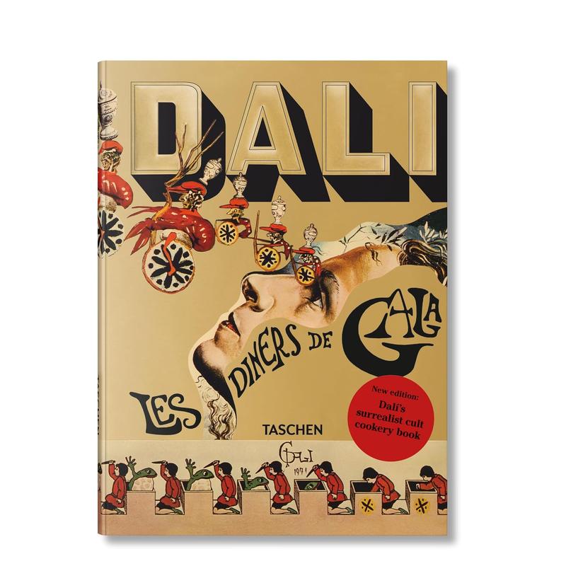 【预售】【TASCHEN】达利菜谱.加拉的晚宴 Dalí. Les d?ners de Gala 原版英文艺术画册画集 书籍/杂志/报纸 艺术类原版书 原图主图