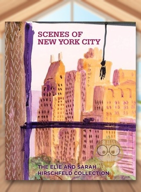 【预售】纽约市风景画英文外国美术当代进口原版外版书精装Scenes of New York CityRoberta J.M OlsonD Giles Ltd书籍图书正版