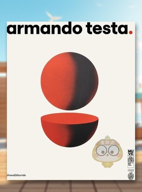 【预售】阿曼多·泰斯塔英文平面设计进口原版书精装14岁以上Gemma De Angelis TestaSilvanaArmando Testa书籍图书外版正版