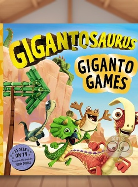【预售】巨龙运动会英文儿童绘本虚构类进口原版外版书平装3岁-6岁Gigantosaurus – Giganto GamesCyber Group StudiosTemplar书