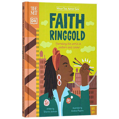 【现货】【What The Artist Saw】Faith Ringgold，【透过艺术家之眼】费思·灵戈尔德 英文原版图书进口正版 儿童艺术启蒙绘本