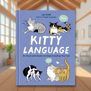 Your Chin进口原 Language Guide Illustrated 猫言猫语猫咪语言插图指南Kitty Cat英文生活综合精装 Understanding 预售