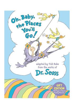 【预售】宝贝 你要去的地方 礼品版 Oh  Baby  the Places You'll Go! Gift Edition 原版英文儿童绘本