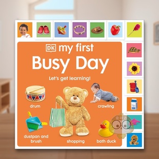 【预售】我忙碌的苐一天：让我们开始学习吧！ 【My First】My First Busy Day: Let's Get Learning! 原版英文儿童绘本进口书籍图