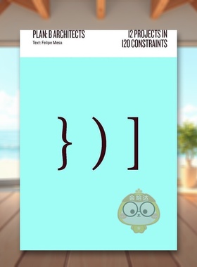 【预售】12个项目120个约束条件12 Projects in 120 Constraints英文建筑设计Felipe Mesa Federico Mesa平装ORO Editions进口原版