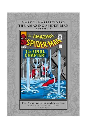 【现货】漫威杰作：超凡蜘蛛侠 卷4（重制版） Marvel Masterworks: The Amazing Spider-Man Vol. 4 原版英文漫画书