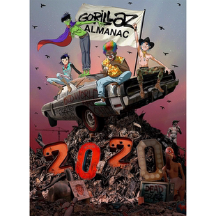 【预售】漫画 街头霸王年鉴 Gorillaz Almanac 英国虚拟乐队 街头顽童 英文漫画书原版进口图书 精装