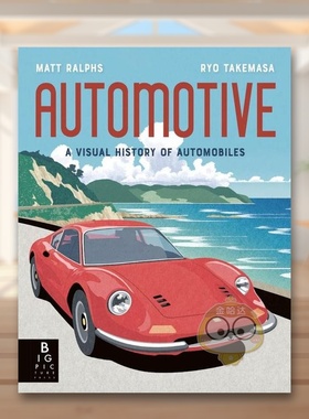 【现货】汽车视觉历史【Locomotion】Automotive A Visual History of Automobiles英文儿童绘本交通工具城市人文9-12岁精装Matt原