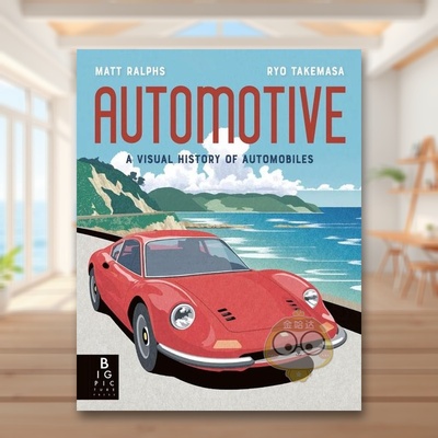 【现货】汽车视觉历史【Locomotion】Automotive A Visual History of Automobiles英文儿童绘本交通工具城市人文9-12岁精装Matt原
