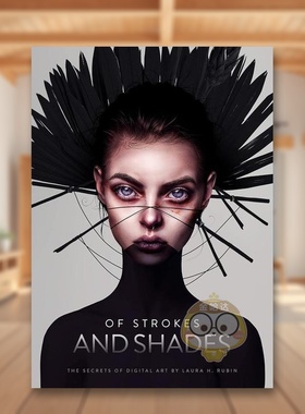 【现货】笔触与阴影劳拉-H-鲁宾艺术插画集【Art of】Strokes & Shades?英文插画原画设定集3dtotal Publishing3dtotal Publishin
