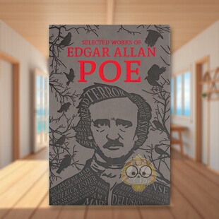 【预售】【字云经典】爱伦·坡精选集 【Word Cloud Classics】The Selected Works of Edgar Allan Poe 原版英文文学 特殊书口
