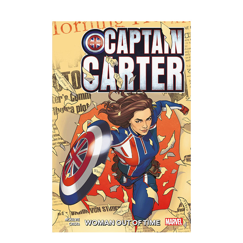 【预售】漫画 【漫威】神盾局特工佩吉·卡特：翻天覆地的变化 Captain Carter: Woman Out Of Time 英文漫画书原版进口图书