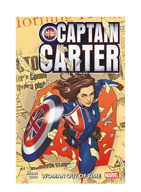 【预售】漫画 【漫威】神盾局特工佩吉·卡特：翻天覆地的变化 Captain Carter: Woman Out Of Time 英文漫画书原版进口图书