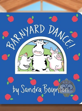 【预售】谷仓里跳舞【Boynton on Board】Barnyard Dance!英文儿童绘本插画师3-6岁纸板书进口原版书Sandra Boynton Little simon