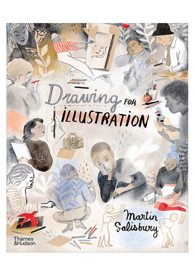 【现货】作为插画的绘画 Drawing for Illustration 精装 Martin Salisbury 英文原版插画绘画技巧指南 进口艺术书籍
