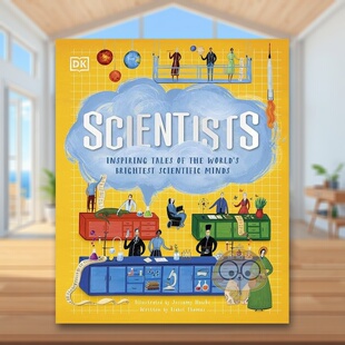 【现货】科学家：世界上*聪明科学头脑鼓舞人心的故事英文青少年读物进口原版书精装Scientists: Inspiring tales of the world’