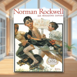 Magazine 正版 诺曼·罗克韦尔 英文艺术画册画集进口书籍图书外版 原版 Covers Rockwell’s Norman 杂志封面合集 预售