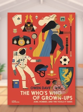 【现货】成年职业工具录The Who‘s Who of Grown-Ups Jobs Hobbies and the Tools It Takes英文儿童绘本职业认知财商管理6-9岁精