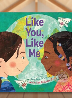 【预售】喜欢你喜欢我Like You Like Me英文儿童绘本人际关系6-9岁精装进口原版书Jenny Sue Kostecki-Shaw Hachette Books书籍图