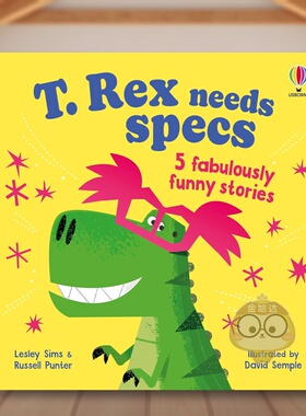 【预售】【趣味押韵故事】霸王龙要戴眼镜：5个超搞笑小故事 【Funny Rhyming Stories】T. Rex needs specs  原版英文儿童绘本