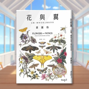 【现货】花与翼在蛾蝶与花叶之间的等待中文繁体绘画技法黄湘玲大块文化出版平装进口原版书9991130625045书籍图书外版正版