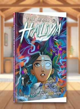 【预售】哈里亚的面具英文漫画进口原版书精装14岁以上The Mask of Haliya Kaitlyn FajilanClover Press书籍图书外版正版