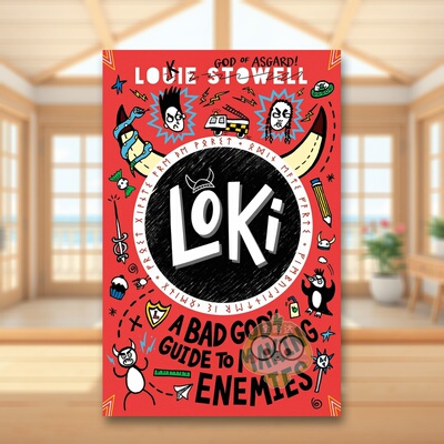 【现货】【洛基涂鸦日记】坏神的树敌指南Loki A Bad God's Guide to Making Enemies英文儿童章节书6-9岁平装Louie Stowell进口原