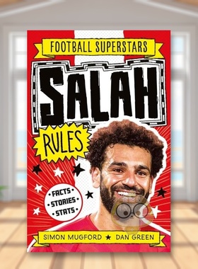 【现货】足球明星特辑萨拉赫【Football Superstars】Salah Rules英文儿童漫画平装Simon Mugford进口原版书Welbeck publishing97