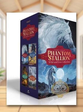 【预售】幻影骏马1-4合集英文青少年读物TerriFarley进口原版书平装14岁以上Phantom Stallion Wild and Free Collection (Boxed书
