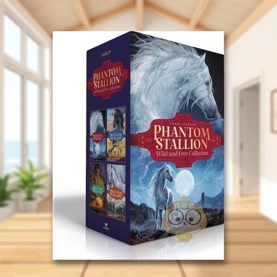 【预售】幻影骏马1-4合集英文青少年读物TerriFarley进口原版书平装14岁以上Phantom Stallion Wild and Free Collection (Boxed书