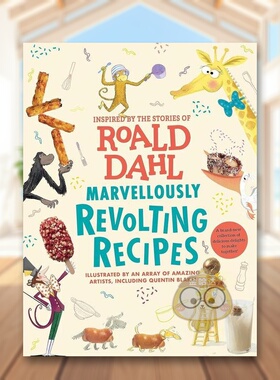 【预售】令人吃惊的奇妙食谱英文儿童绘本节日庆典进口原版外版书精装9岁-12岁Marvellously Revolting RecipesDahlPuffin Books书