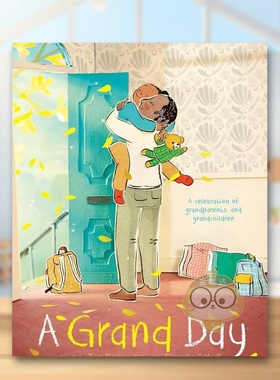 【现货】美好的一天英文儿童绘本人际关系进口原版书精装A Grand Day Cotterill著Simon & Schuster出版书籍图书外版正版